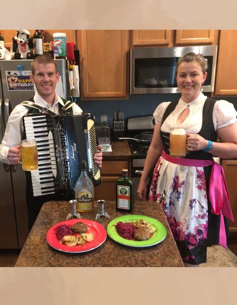 Customer Spotlight: Celebrating our German Heritage by wearing Dirndls at Home