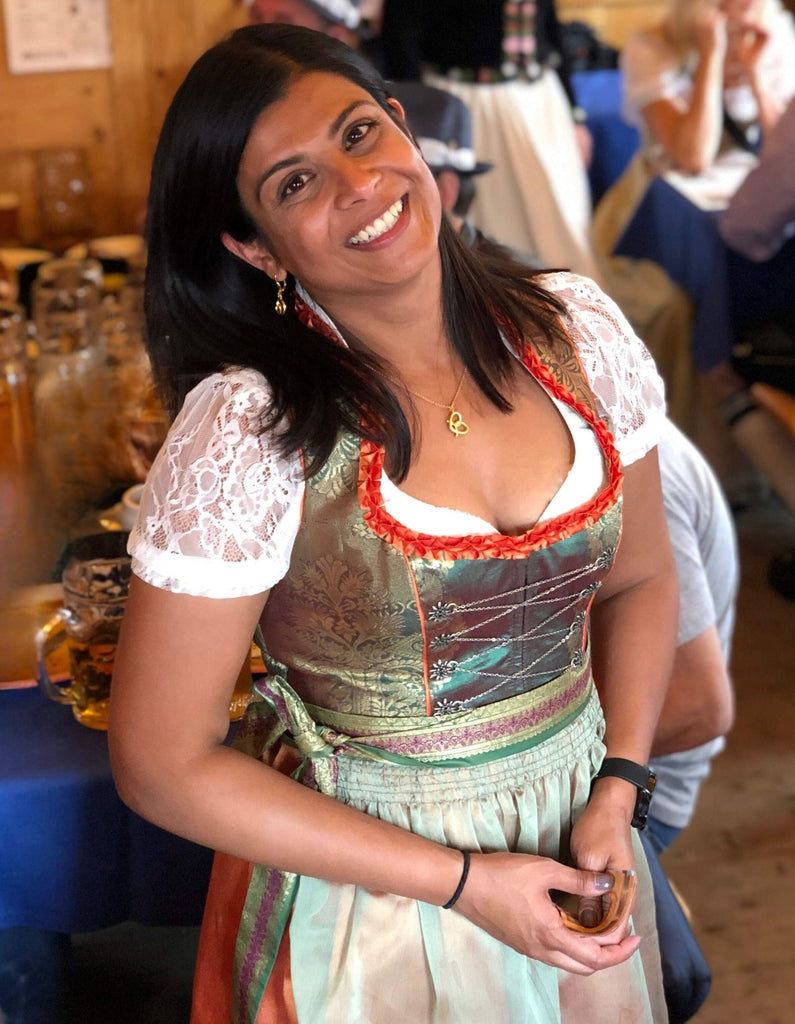 Krupa's Custom Sari Dirndl - Indian German Mashup