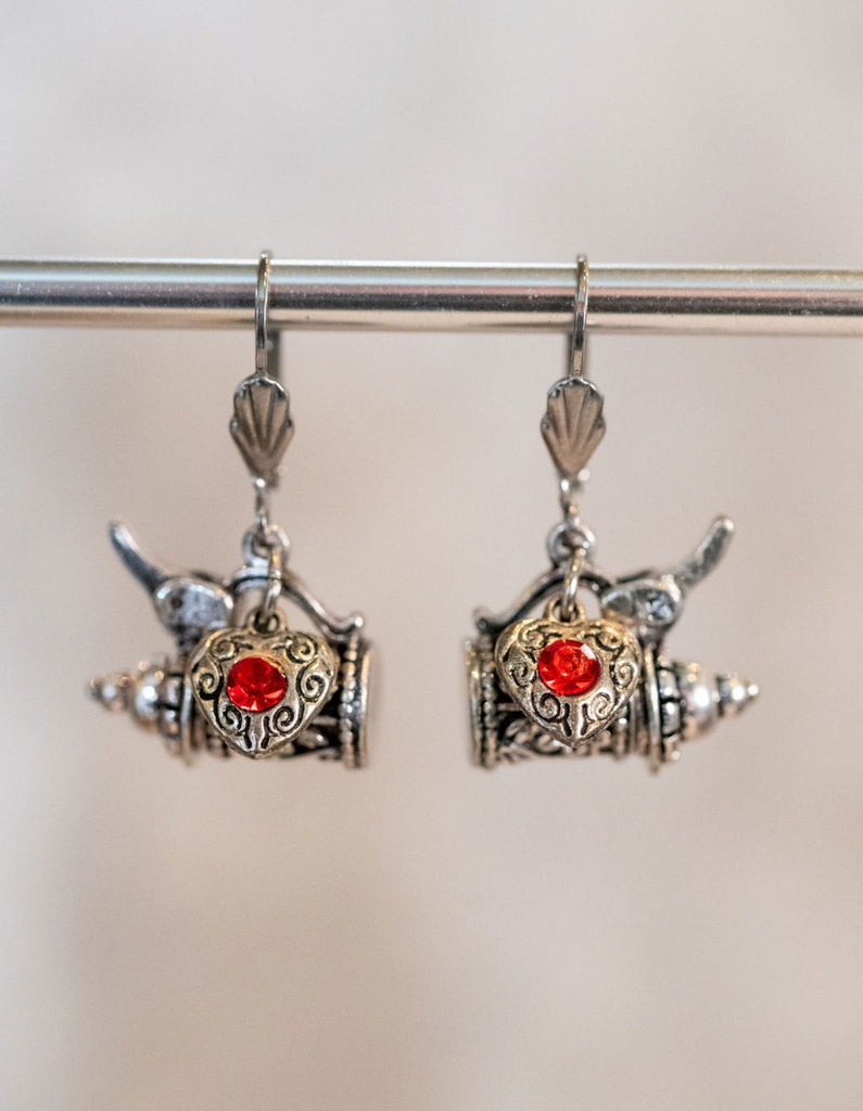Beer Stein Earrings Jewelry Kristen Hunger Creative Designs Red 