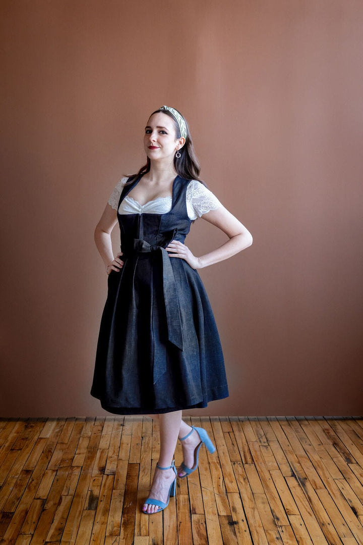 Everyday Dirndl- DENIM (made to order)