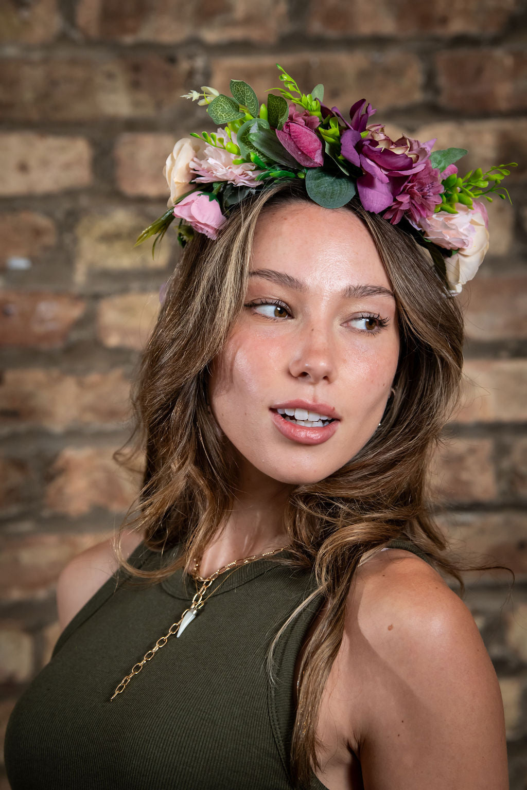 slim fit dress slacks Dirndl Flower Crown - Festival Flower Crown