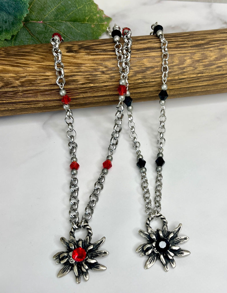 Elegant Edelweiss Chain Necklace Jewelry Kristen Hunger Creative Designs 