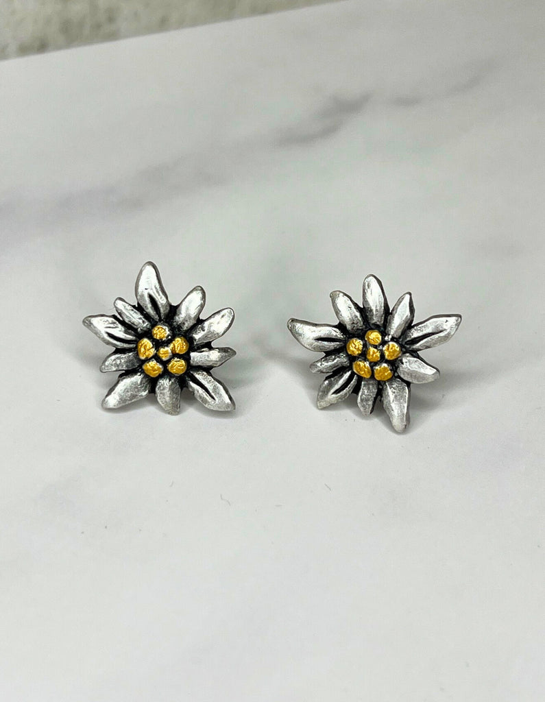 Edelweiss Stud Earrings Jewelry Luise Steiner 