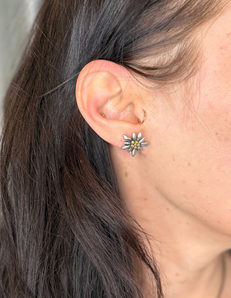 Edelweiss Stud Earrings Jewelry Luise Steiner 