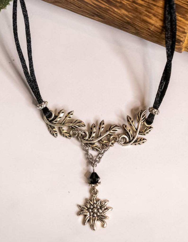 Edelweiss & Vine Necklace Jewelry Kristen Hunger Creative Designs 