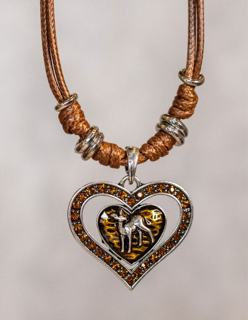 Enchanted Bavarian Deer Necklace Jewelry Celestial Zigeunerin 