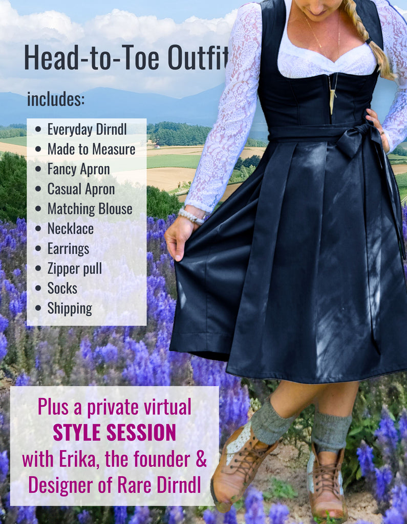 Head-to-Toe Outfit | VIP Dirndl Style Experience Dirndl Rare Dirndl 