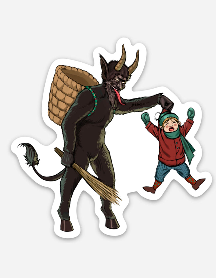 Krampus & Kiddo Sticker