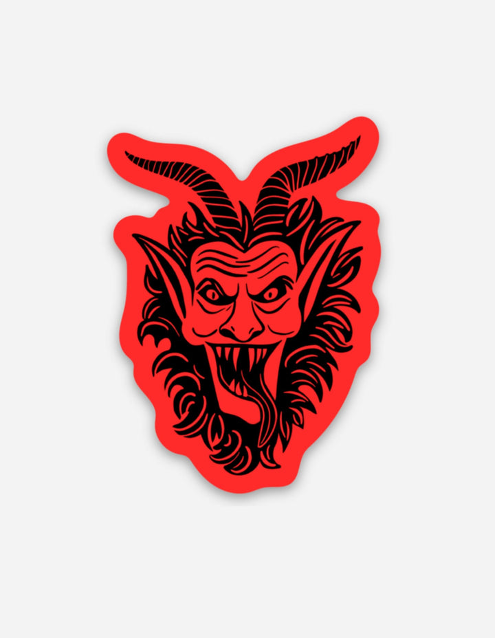 Krampus Mini Sticker