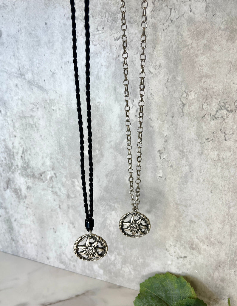 Long Edelweiss Necklace Jewelry Kristen Hunger Creative Designs 