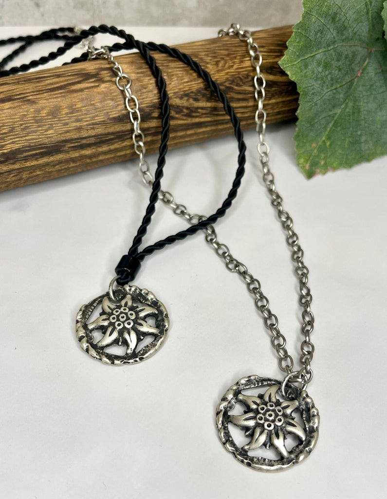 Long Edelweiss Necklace Jewelry Kristen Hunger Creative Designs 