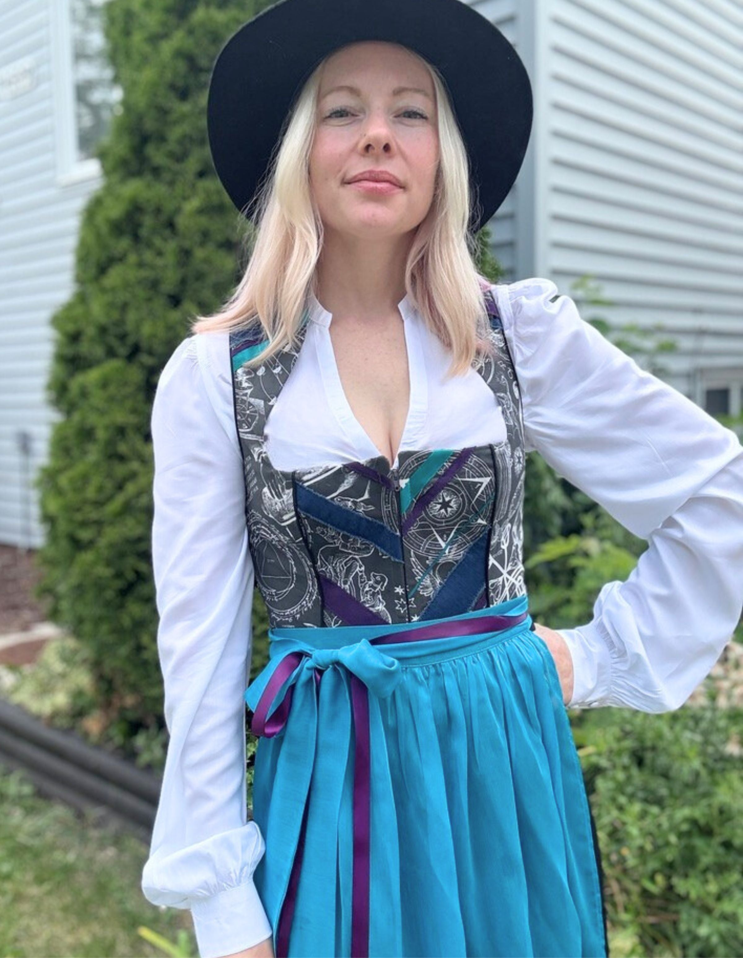 Winter Dirndl Blouse - Long Sleeve Dirndl Blouse - womens dirndl Rare Dirndl Winter Dirndl Blouse - Long Sleeve Dirndl Blouse - womens dirndl Rare Dirndl