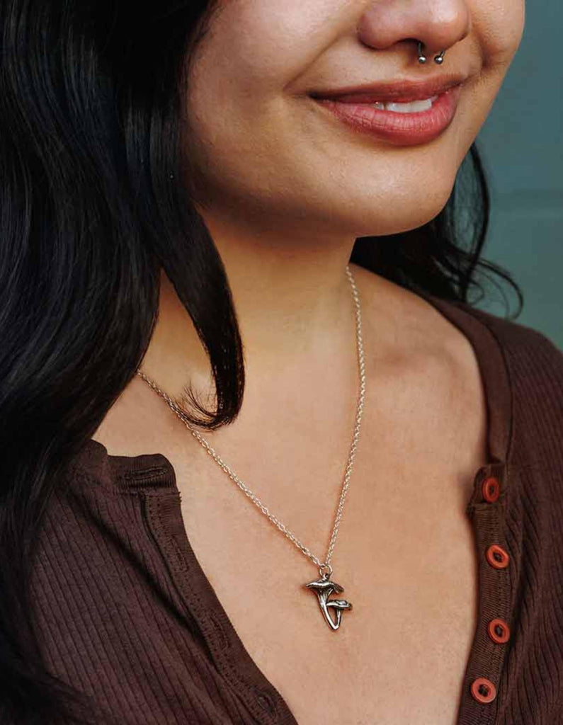 Chanterelle Mushroom Necklace: PRE SALE Jewelry Nina Designs 