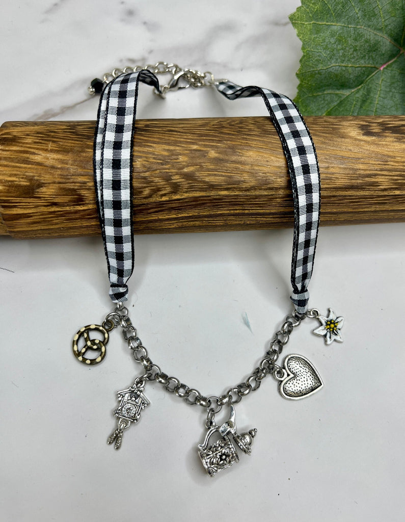 Oktoberfest Charm Necklace Jewelry Kristen Hunger Creative Designs Black 