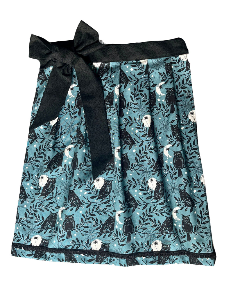 Owl about the Night Apron: MADE-TO-ORDER Apron Rare Dirndl 