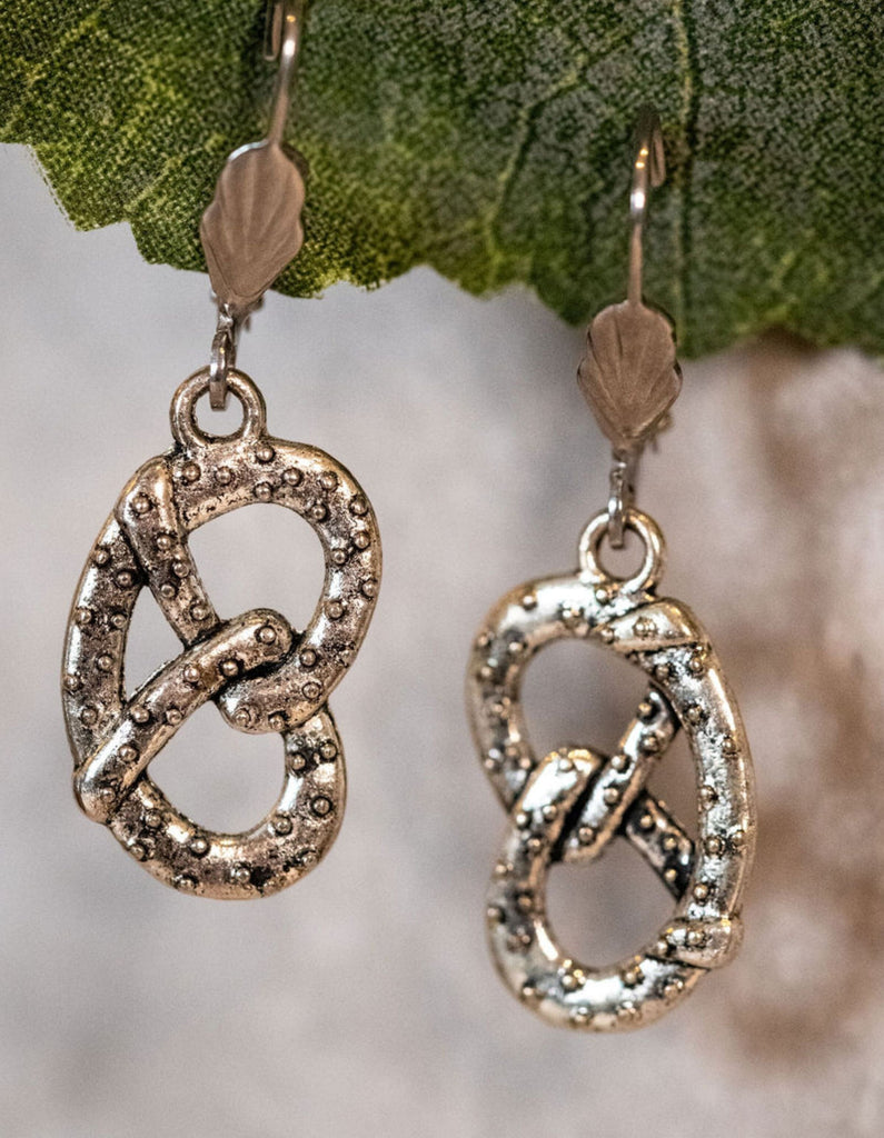 Pretzel Earrings Jewelry Kristen Hunger Creative Designs Silver 