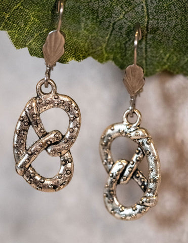 Pretzel Earrings