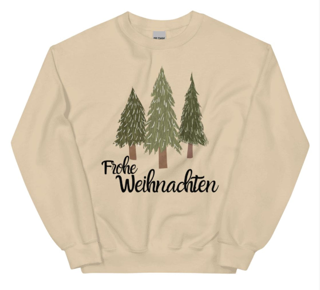 Frohe Weihnachten Trees Sweatshirt Separates Pauly's 