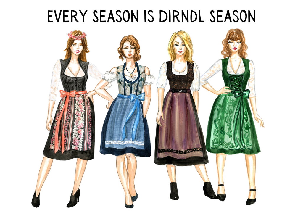 Dirndl Season Tote Bag Accessories Rare Dirndl 