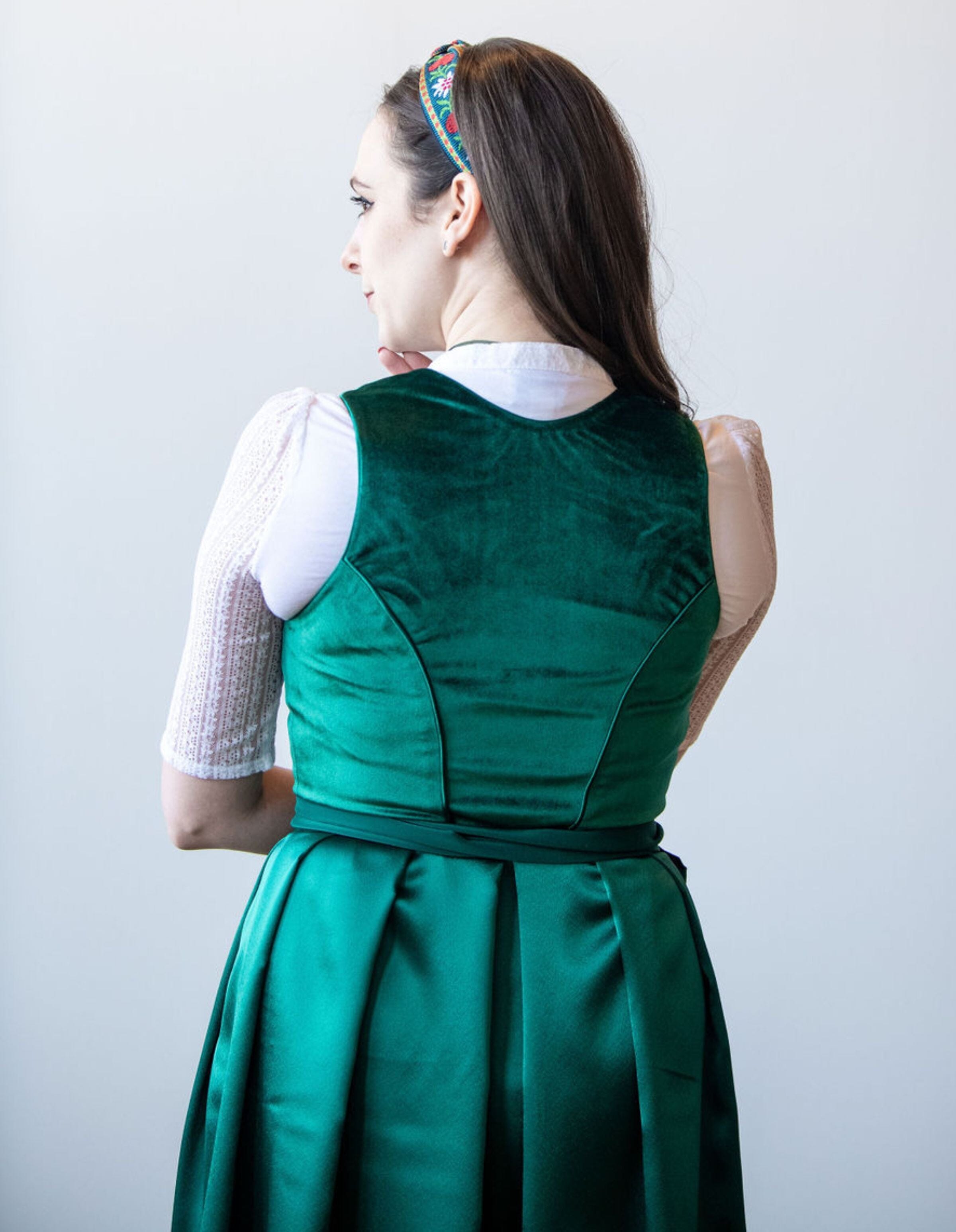 Winter Dirndl - Plus Size Dirndl - Green for Oktoberfest Rare Dirndl Winter Dirndl - Plus Size Dirndl - Green for Oktoberfest Rare Dirndl