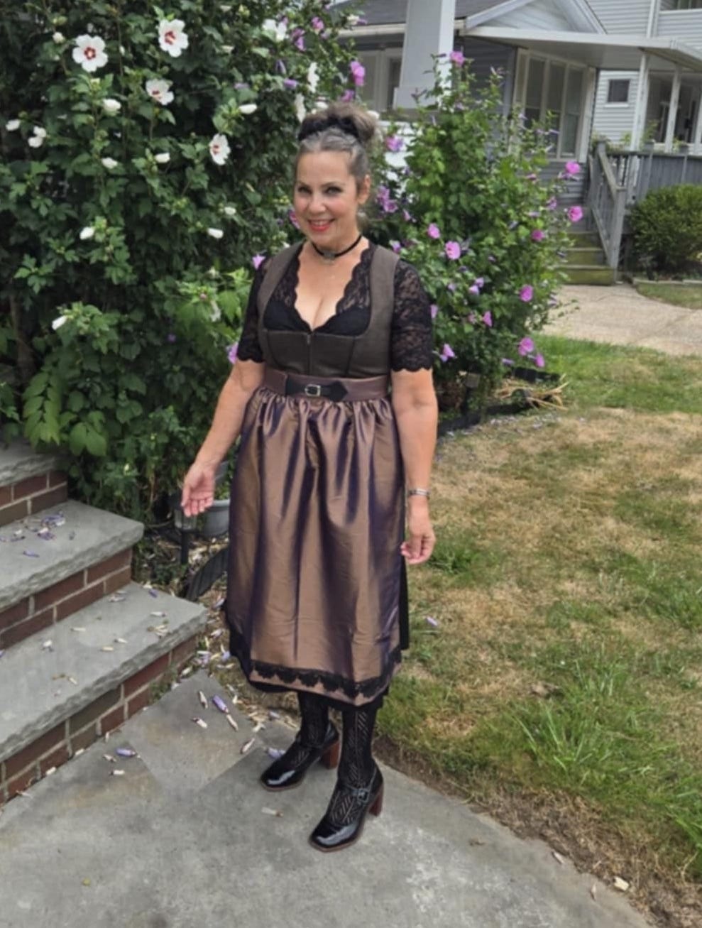 Autumn Dirndl - Plus Size Dirndl - Long Dirndl for Oktoberfest Rare Dirndl Autumn Dirndl - Plus Size Dirndl - Long Dirndl for Oktoberfest Rare Dirndl
