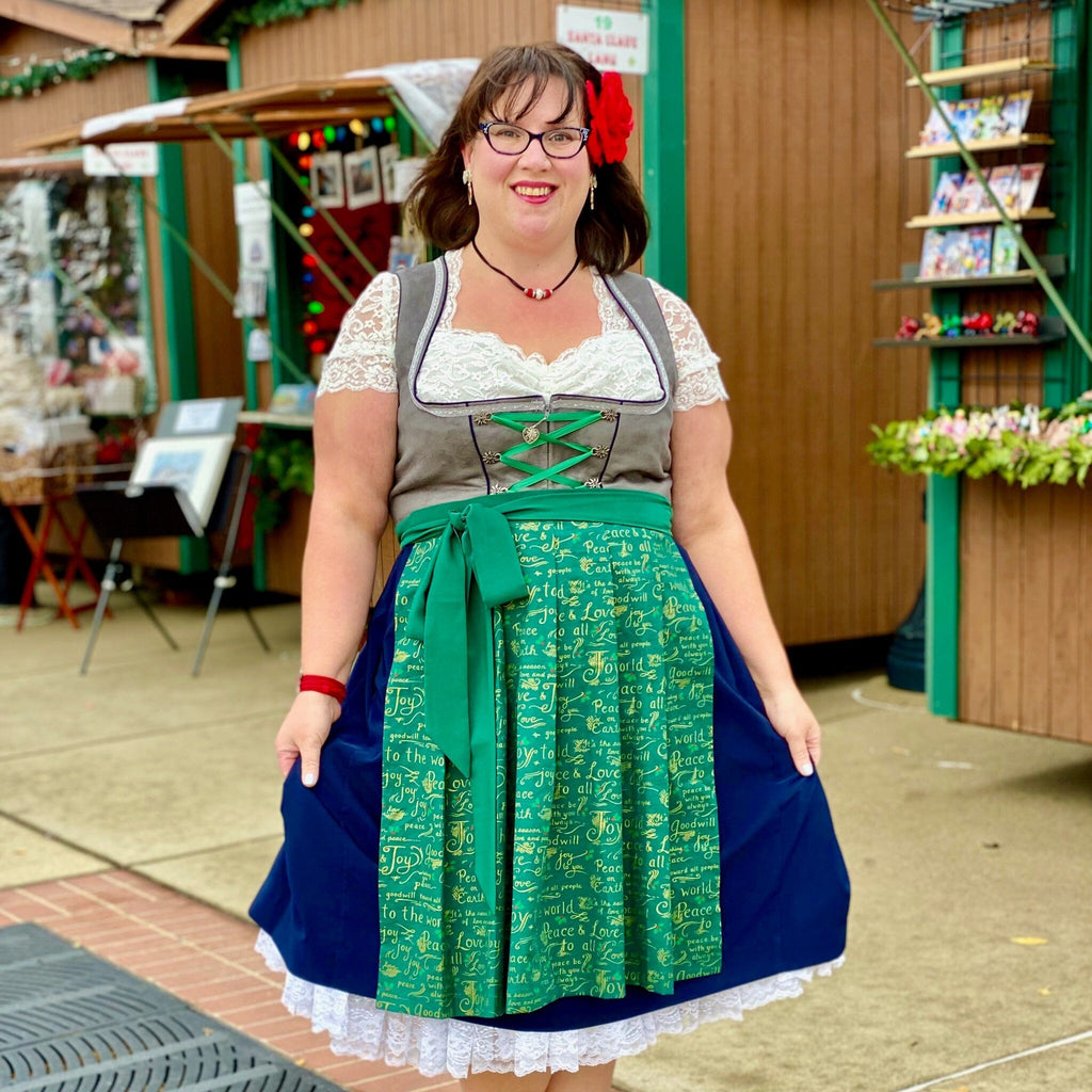 Holiday Apron - MADE TO ORDER Apron Rare Dirndl 
