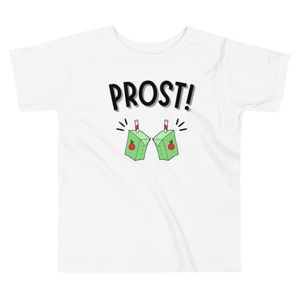 Juice box Prost! Toddler Short Sleeve Tee Rare Dirndl White 2T 