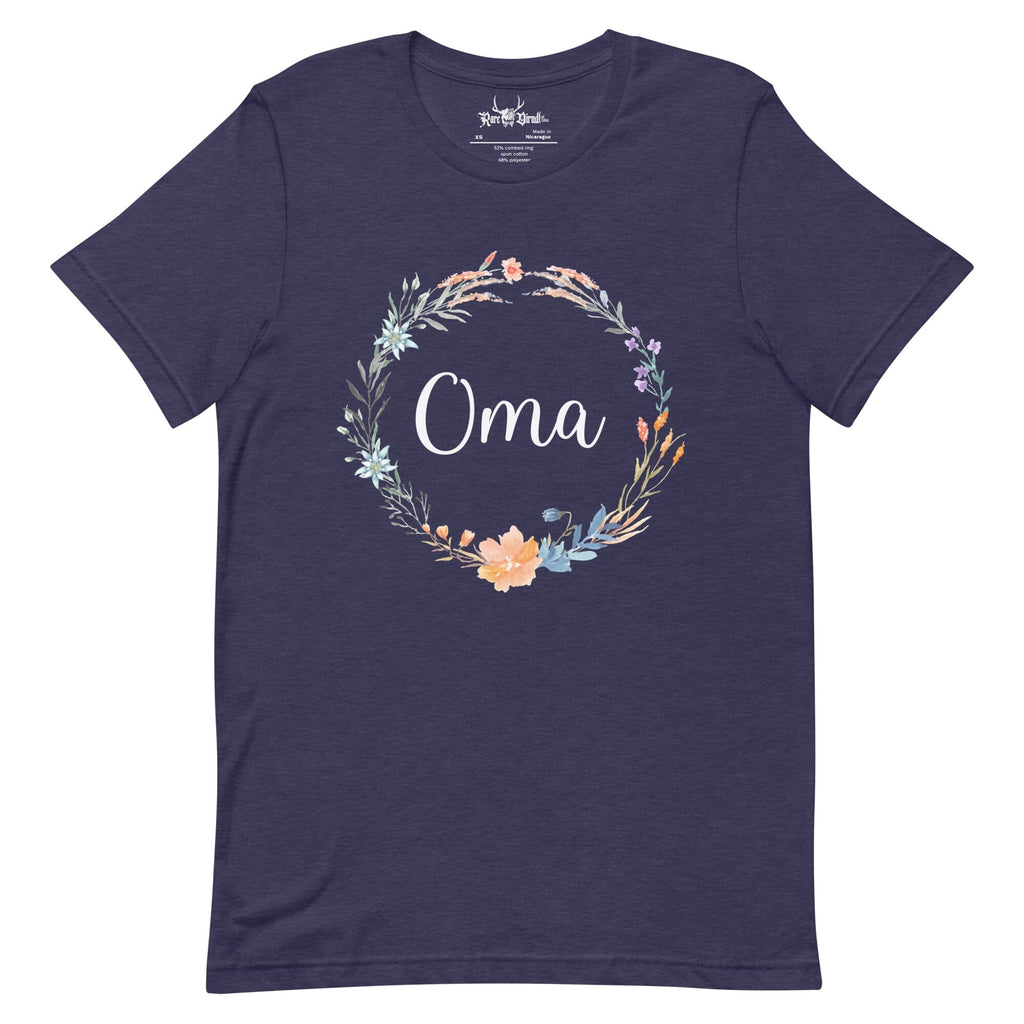 Oma T-shirt Rare Dirndl Heather Midnight Navy XS 