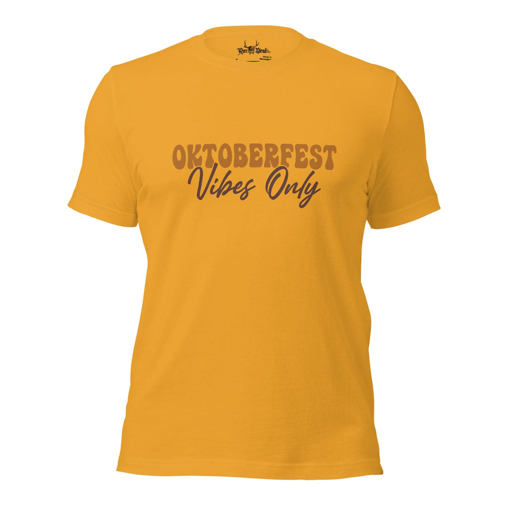 Oktoberfest Vibes Only Unisex t-shirt Rare Dirndl Mustard S 