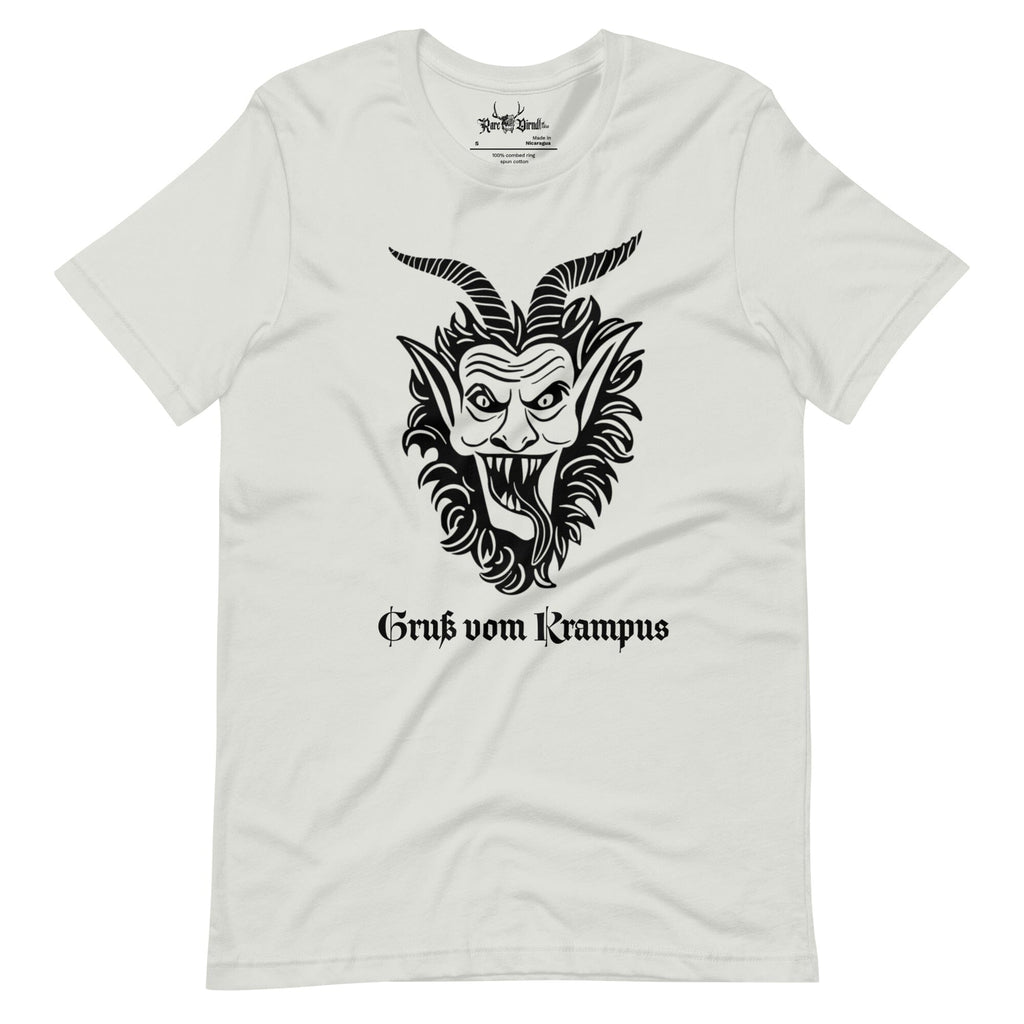 Gruß vom Krampus' Short-Sleeve Unisex T-Shirt | Silver Krampus Rare Dirndl S 