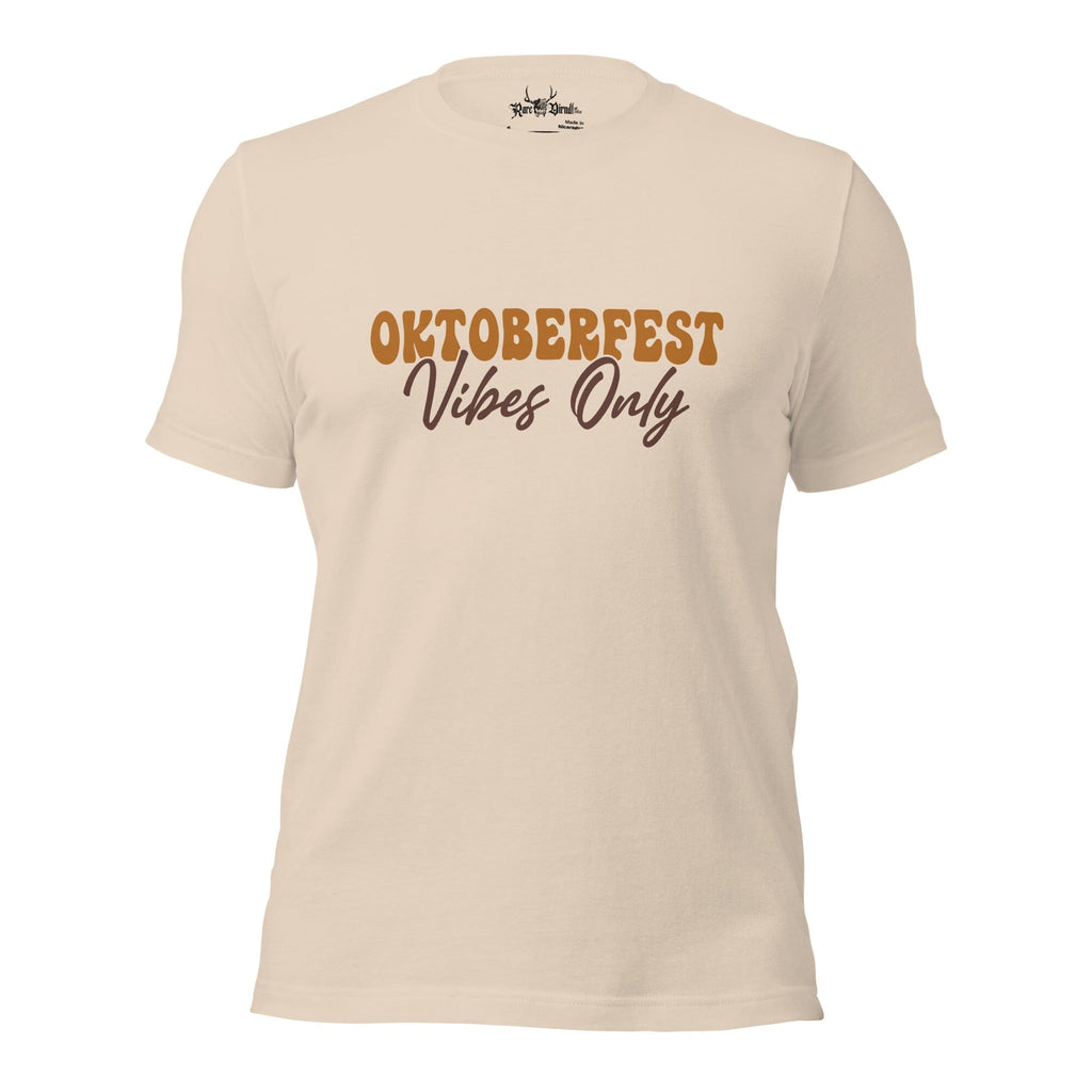 Oktoberfest Vibes Only Unisex t-shirt Rare Dirndl Soft Cream S 