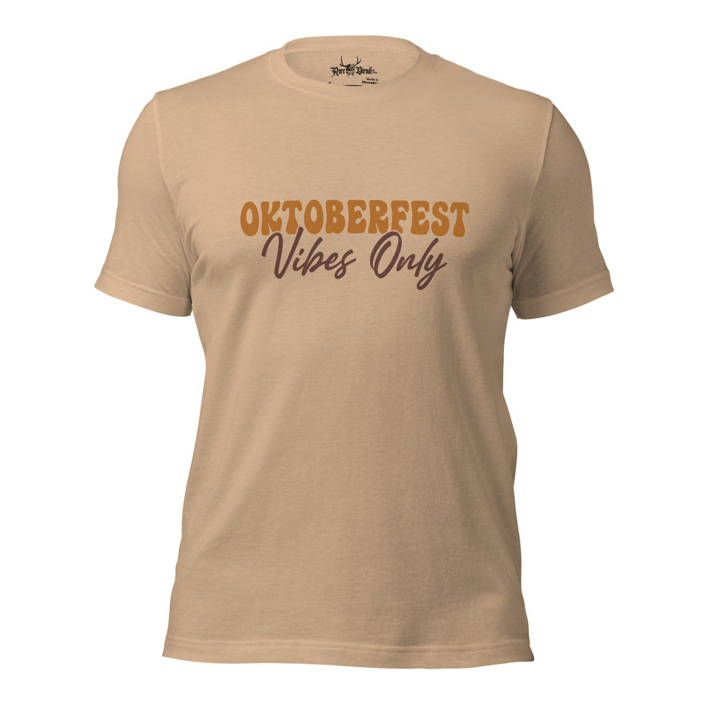 Oktoberfest Vibes Only Unisex t-shirt Rare Dirndl Tan S 