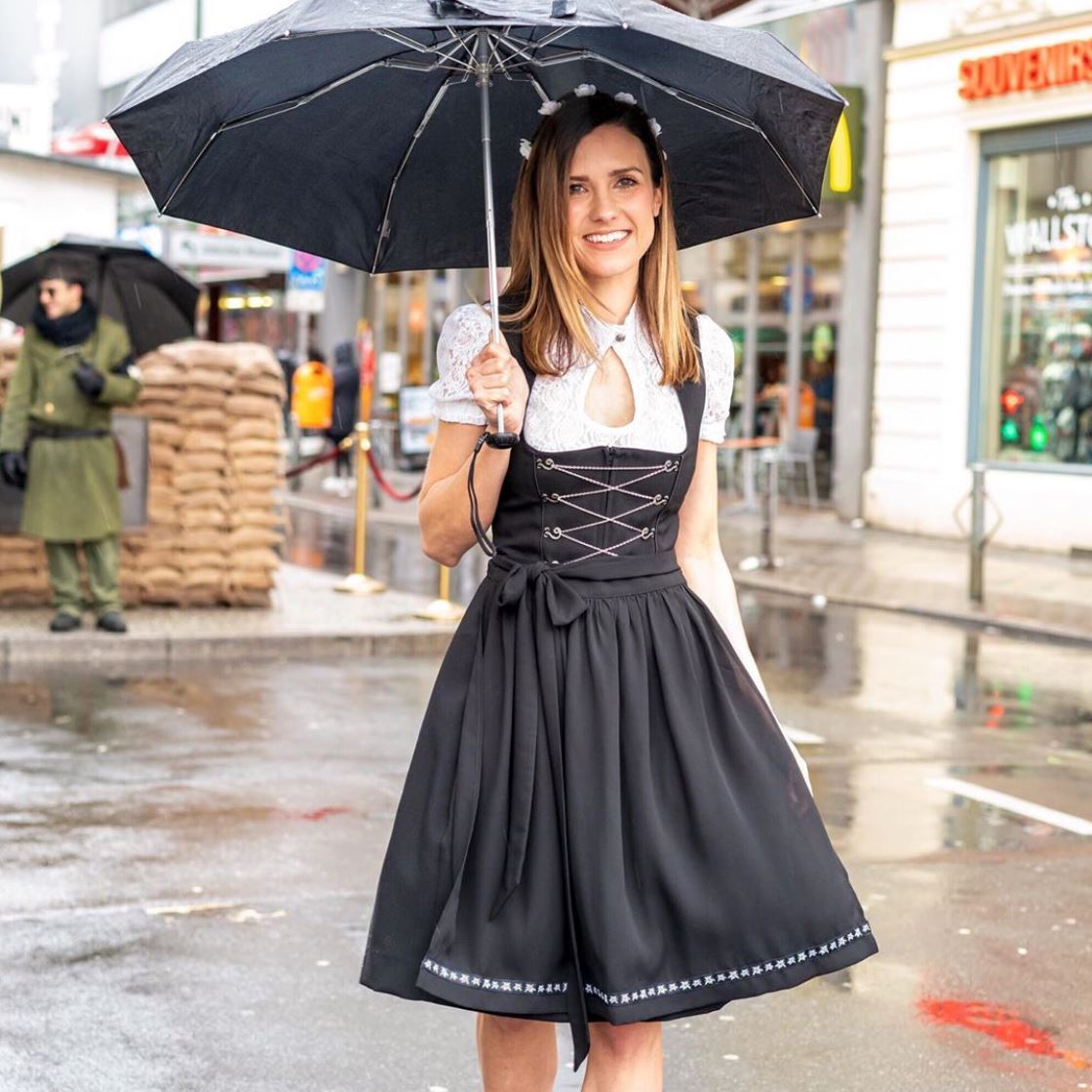 The Little Black Dirndl - Black Mini Dirndl Dress for Oktoberfest Rare Dirndl The Little Black Dirndl - Black Mini Dirndl Dress for Oktoberfest Rare Dirndl
