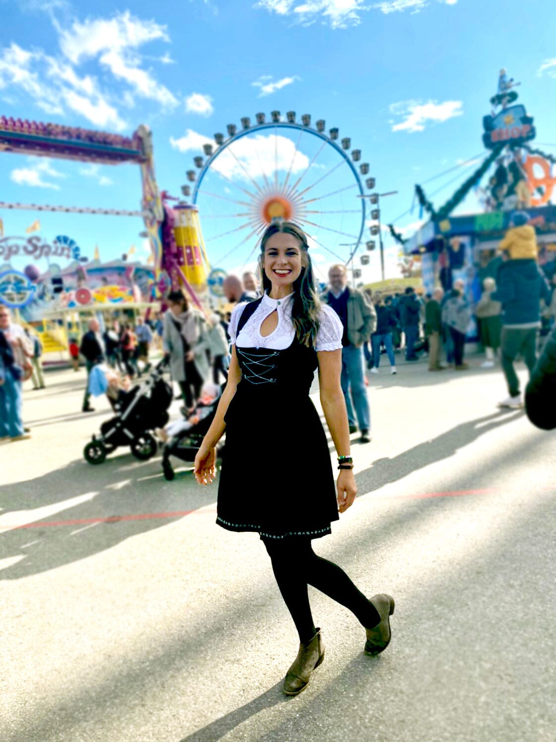 oktoberfest mini dress Yxbdin Womens Mini Maid Dress Trendy Short Puff Sleeve Oktoberfest Costumes Cute Square Neck Dirndl Dress Corset Bodice Oktoberfest Outfits, Women's,