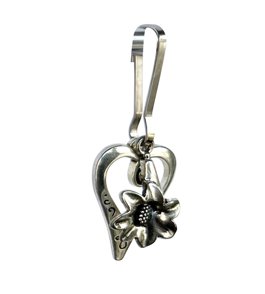 Dirndl Zipper Pull with Charm Clothing Accessories Kristen Hunger Creative Designs Heart & Enzian